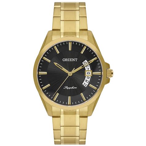 Relogio Orient Eternal Masculino Analogico Mgss Dourado Orient