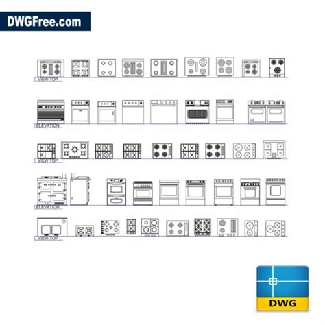 Meubles De Cuisine Dwg T L Charger Le Mod Le De Blocs Autocad