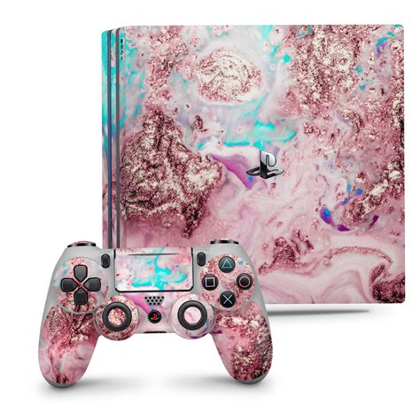 Ps5 Skin Pink Ps4 Skin Rose Gold Ps4 Skin Marble Ps4 Skin Blue Etsy