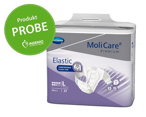 Produktprobe Molicare Premium Elastic 8 Tropfen Anfordern • Insenio