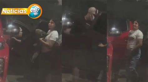 VIDEO VIRAL Captan A Pareja Abriendo Carros Y Robando En Parqueo De