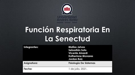 Presentación Fisiología de sistemas laboratorio Función respiratoria