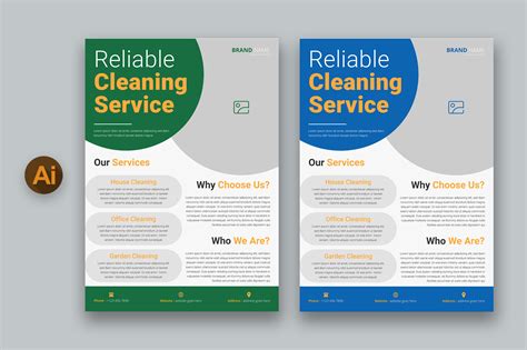 Cleaning Service Flyer Template Graphic by inpixell.studio · Creative ...