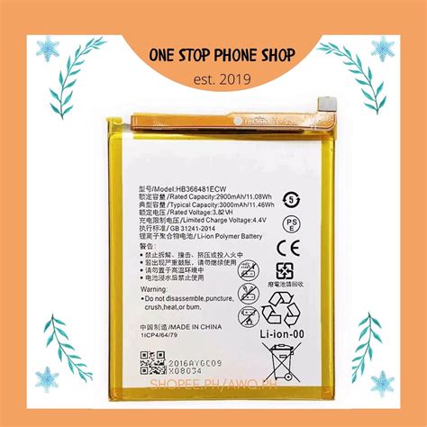 Huawei HB366481ECW Battery For Huawei Y6 2018 Nova 2 Lite P20 Lite P9