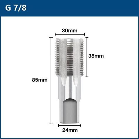 FILIERE BUSE DE FILAGE TARAUD G7I8 Robinet En Métal Hss 1 8 1 4