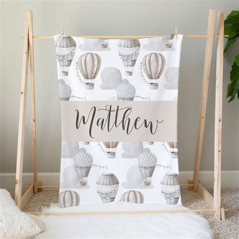 Hot Air Balloon Crib Bedding Set Neutral Crib Bedding Hot Etsy
