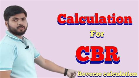 C B R Test Calculation of soil CBR Reverse calculation हद म