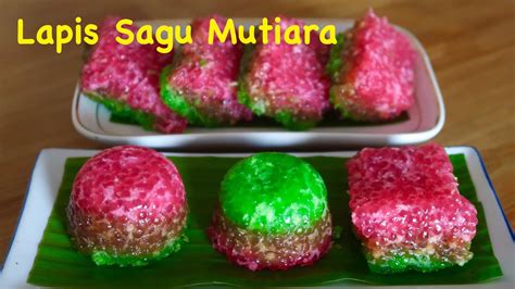 Cara Membuat Kue Lapis Sagu Mutiara Gula Merah Ide Jualan Kue Basah