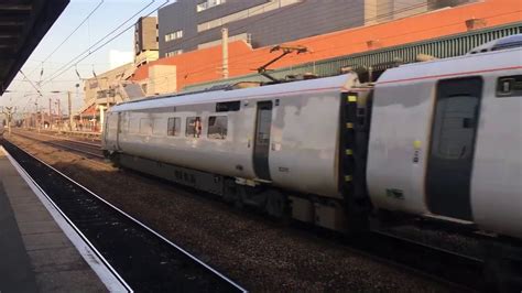 LNER Azuma 801101 At Doncaster From Peterborough To Doncaster Carr Iep