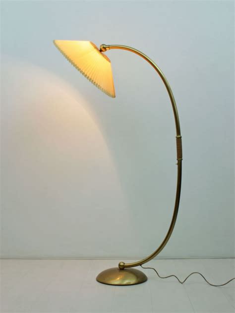 Brass Arc Lamp With An Adjustable Celluloid Shade | Good Old Vintage ...