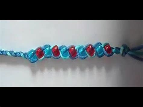 DIY How To Make A Beaded Braided Bracelet YouTube