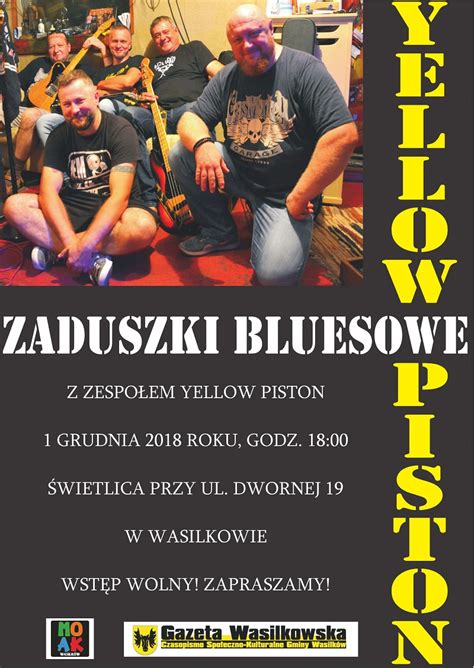 Zaduszki Bluesowe z zespołem YELLOW PISTON Miejski Ośrodek Animacji