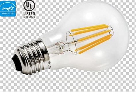 Incandescent Light Bulb Edison Screw Led Lamp Lighting Png Clipart