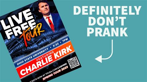 Whatever You Do, Don’t Sign Up for the Charlie Kirk Event and Forget to ...