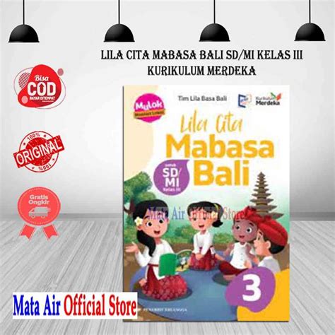 Jual Mulok Lila Cita Mabasa Bali Sd Mi Kelas Kurikulum