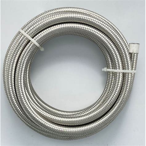 Stock Silver Stainless Steel Wire Braided Oil Cooler Hose 4 6 8 10