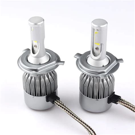 Pair Pcs H K Super Bright Car Led Headlights Bulb Kit All In One