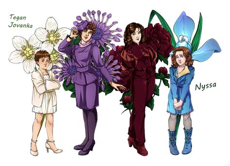 Dr Who Flowers Tegan And Nyssa By Yet One More Idiot On Deviantart