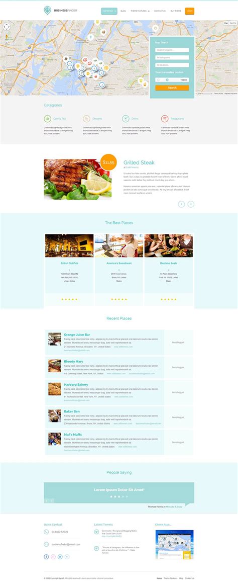 Free Business Directory Template