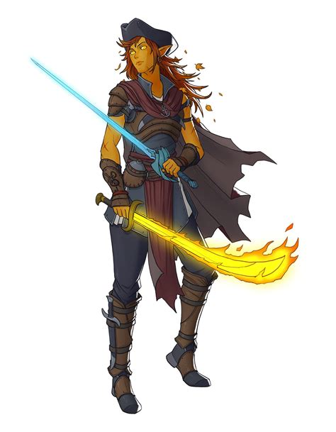 [OC] Sylleth, the Eladrin Swashbuckler : DnD