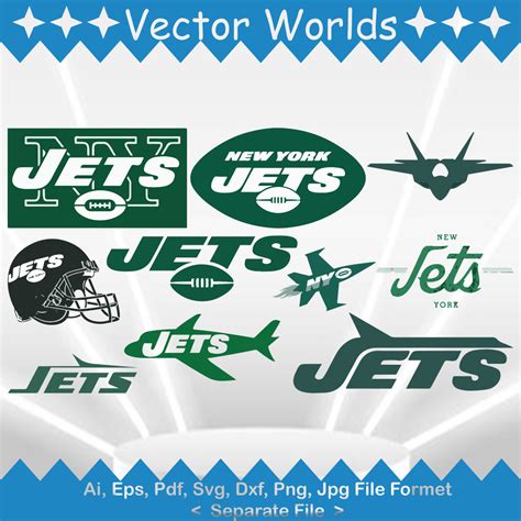 New York Jets Logo SVG Vector Design - MasterBundles