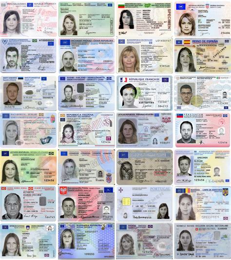 The Latest Models Of National Identity Cards In The European Economic