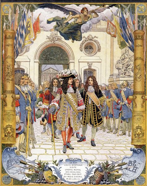 Louis Xiv Known As Le Roi Soleil By Maurice Leloir