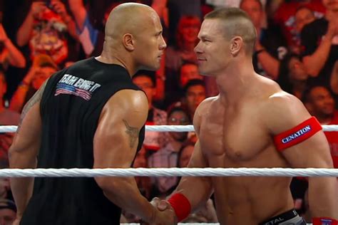 Dwayne Johnson and John Cena return to WWE