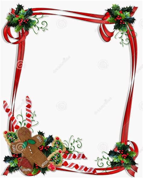 Festive Christmas Clipart Borders for Free Download