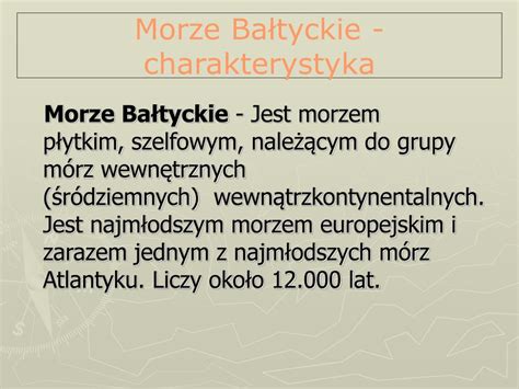 PPT Morze Bałtyckie Baltic Sea PowerPoint Presentation free download