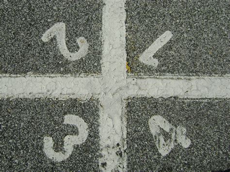 Playground Game Grid with Numbers Free Stock Photo | FreeImages