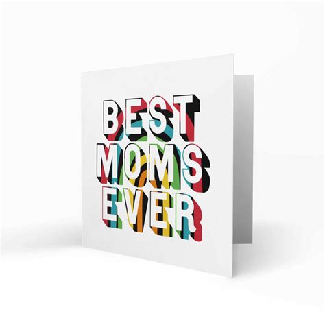 Best Moms Ever Lesbian Mothers Day Card Two Moms Mothers Day Etsy