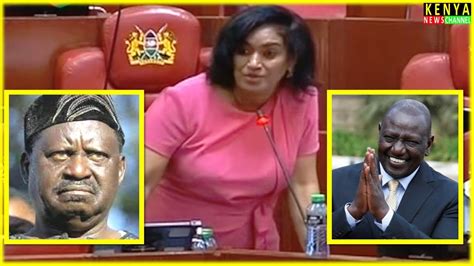 Esther Passaris Votes Yes To Ruto S Finance Bill In Parliament Raila