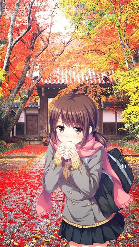 Autumn Girl Anime Wallpapers - Wallpaper Cave