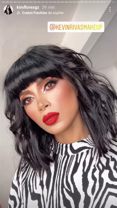 Kimberly Flores se hace un fleco y sorprende en redes sociales