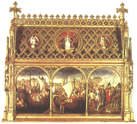 Shrine Of St Ursula By Hans Memling 1489 Sint Janshospitaal Bruges