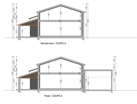 Plan De Coupe Permis De Construire Garage Floor Plans Loft Bed