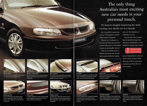 1997 Holden VT Commodore Accessories Brochure