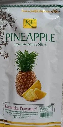 Karnataka Fragrance Wood And Charcoal Pineapple Premium Incense Sticks