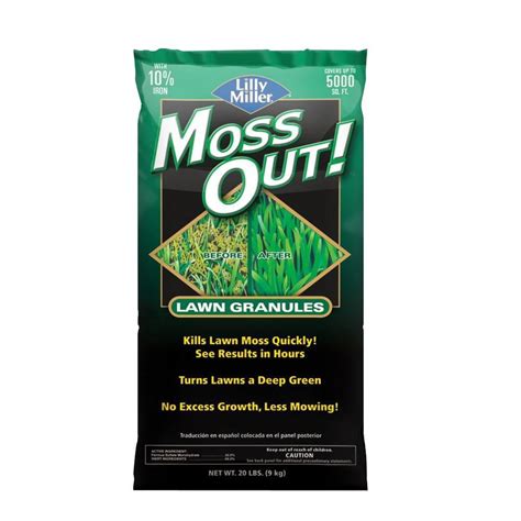 Lilly Miller Moss Out For Lawns With Iron Moss Weed Killer Lb