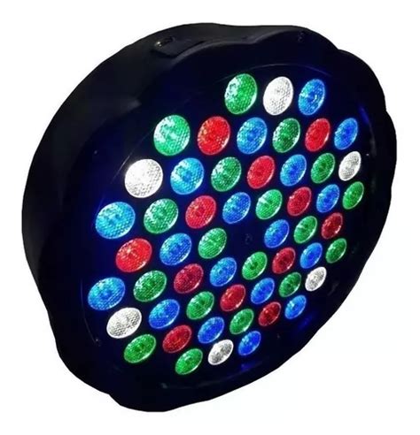 Luz Prot N Par Leds Rgb Slim Tacho Dmx Profesional Dj S En Venta En