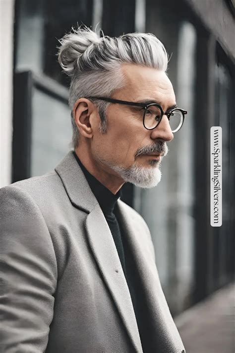 Modern Gray Hairstyles For Men Sparklingsilvers