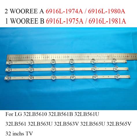 Led Backlight Strip For Lg 32lf5610 32lb561b 32lb563u 32lb565u Wooree A ...