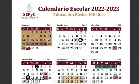 Calendario Escolar 2022 2023 De La Sep Inicio De Clases 54 Off