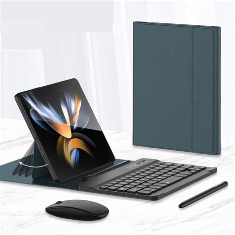 Galaxy Z Fold 4 Z Fold 3 Ensemble Clavier Et Souris Avec Stylet S Pen