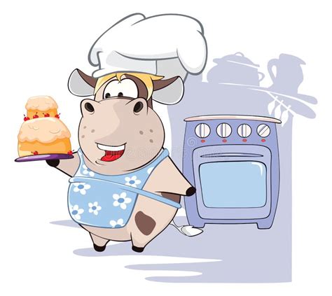 Cow Chef Cartoon Stock Illustrations Cow Chef Cartoon Stock