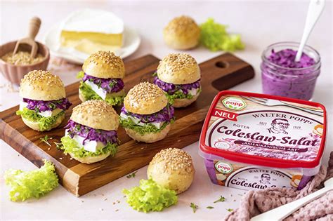 Vegetarische Mini Burger Popp Feinkost