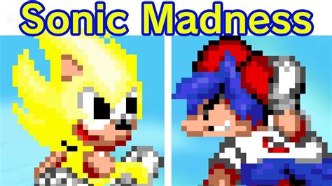 Friday Night Funkin Vs Sonic Mega Drive Madness 20 Full Week Fnf Mod