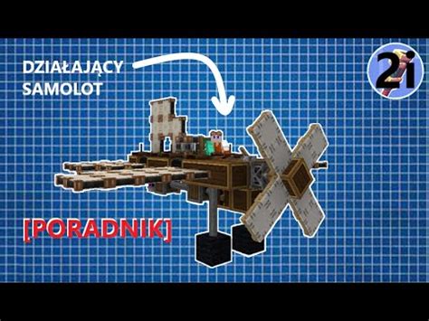 JAK ZBUDOWAĆ DZIAŁAJĄCY SAMOLOT W MINECRAFT Create Mod 2i YouTube