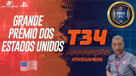 PS F1 2022 PRO 1 2ª ETAPA AUSTIN ESTADOS UNIDOS T34 LIGA